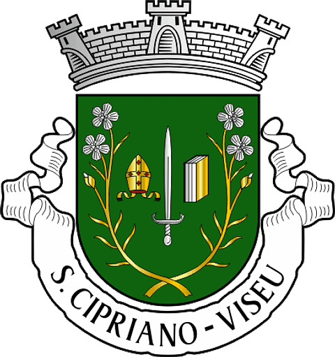 Emblema Bordado Antiga Freguesia de São Cipriano (Viseu, Viseu)