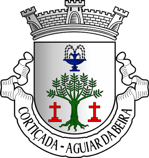Emblema Bordado Freguesia de Cortiçada (Aguiar da Beira, Guarda)