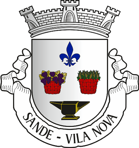 Emblema Bordado Antiga Freguesia de Sande (Vila Nova) (Guimarães, Braga)