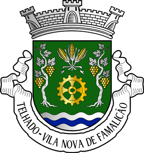 Emblema Bordado Antiga Freguesia de Telhado (Vila Nova de Famalicão, Braga)