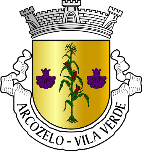 Emblema Bordado Antiga Freguesia de Arcozelo (Vila Verde, Braga)