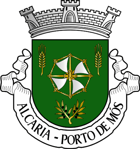 Emblema Bordado Antiga Freguesia de Alcaria (Porto de Mós, Leiria)