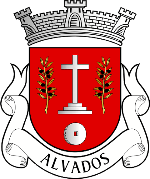 Emblema Bordado Antiga Freguesia de Alvados (Porto de Mós, Leiria)