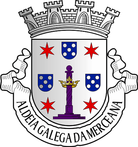 Emblema Bordado Antiga Freguesia de Aldeia Galega da Merceana (Alenquer, Lisboa)