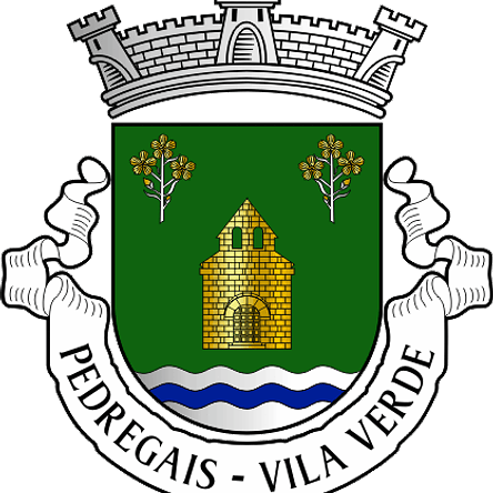 Emblema Bordado Antiga Freguesia de Pedregais (Vila Verde, Braga) 1