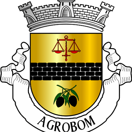 Emblema Bordado Antiga Freguesia de Agrobom (Alfândega da Fé, Bragança) 1