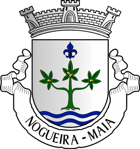 Emblema Bordado Antiga Freguesia de Nogueira (Maia, Porto)