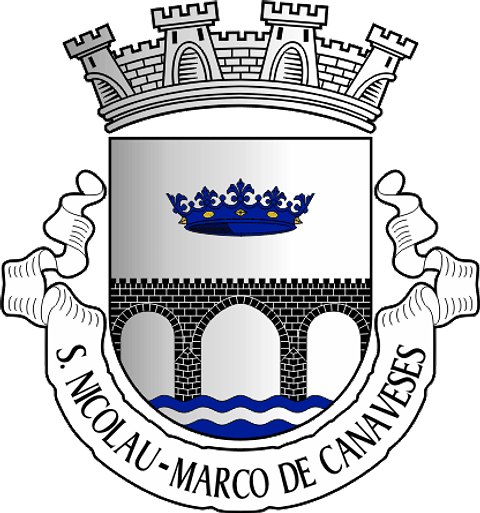 Emblema Bordado Antiga Freguesia de São Nicolau (Marco de Canaveses, Porto)