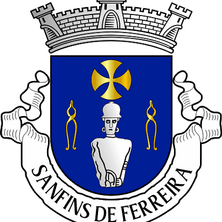 Emblema Bordado Antiga Freguesia de Sanfins de Ferreira (Paços de Ferreira, Porto) 1