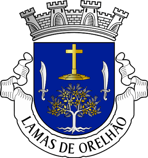 Emblema Bordado Freguesia de Lamas de Orelhão (Mirandela, Bragança)