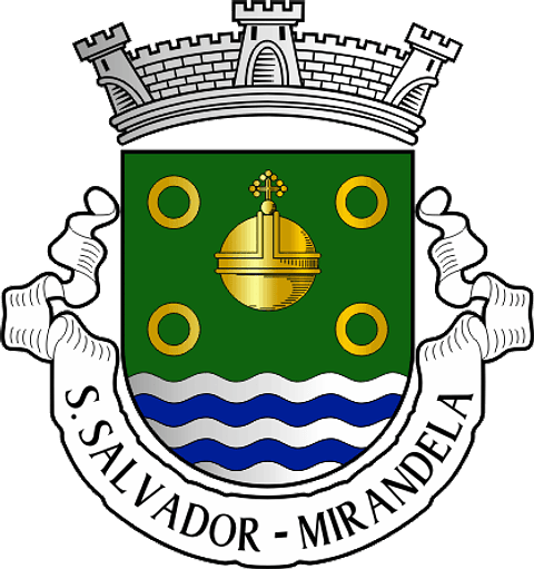Emblema Bordado Freguesia de São Salvador (Mirandela, Bragança)