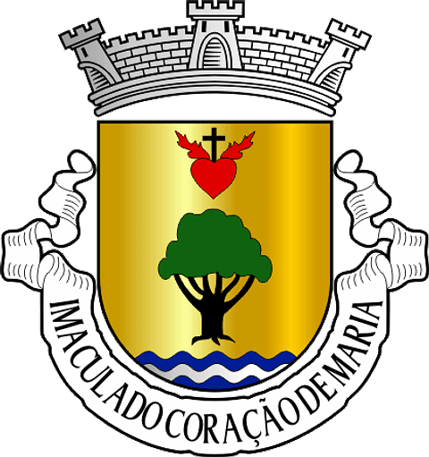 Emblema Bordado Freguesia de Imaculado Coração de Maria (Funchal, Madeira)