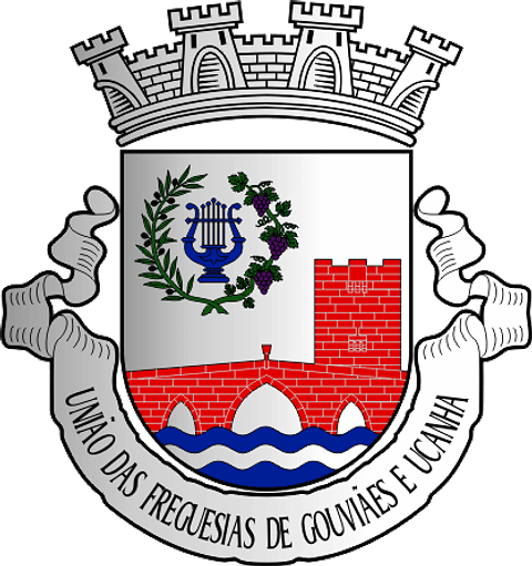 Emblema Bordado Freguesia de Gouviães e Ucanha (Tarouca, Viseu)