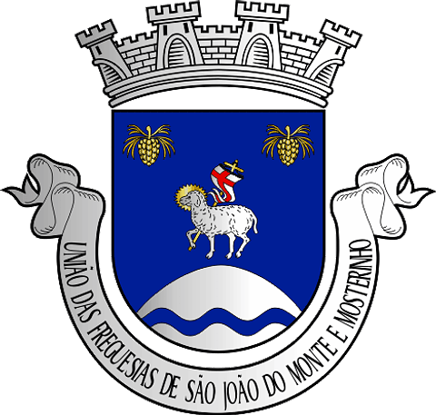 Emblema Bordado Freguesia de São João do Monte e Mosteirinho (Tondela, Viseu)