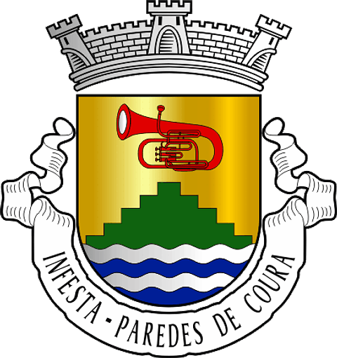 Emblema Bordado Freguesia de Infesta (Paredes de Coura, Viana do Castelo)
