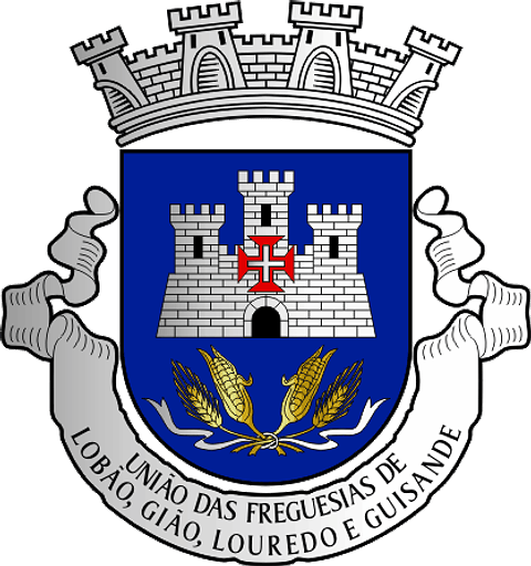 Emblema Bordado Freguesia de Lobão, Gião, Louredo e Guisande (Santa Maria da Feira, Aveiro)