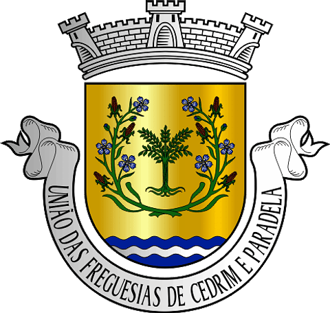 Emblema Bordado Freguesia de Cedrim e Paradela (Sever do Vouga, Aveiro)