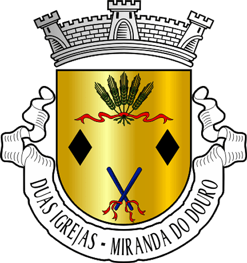 Emblema Bordado Freguesia de Duas Igrejas (Miranda do Douro, Bragança)