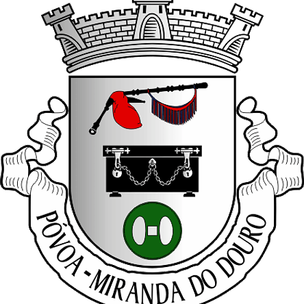 Emblema Bordado Freguesia de Póvoa (Miranda do Douro, Bragança) 1