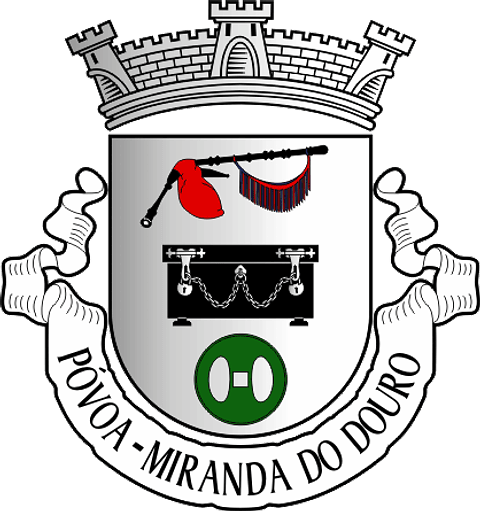 Emblema Bordado Freguesia de Póvoa (Miranda do Douro, Bragança)
