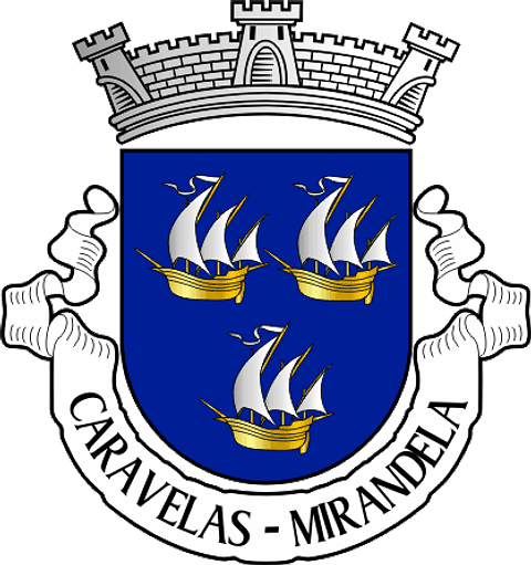 Emblema Bordado Freguesia de Caravelas (Mirandela, Bragança)