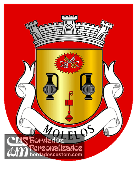 Emblema Bordado Freguesia de Molelos (Tondela, Viseu)