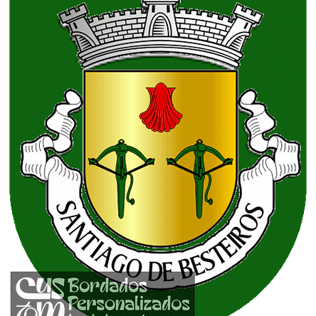 Emblema Bordado Freguesia de Santiago de Besteiros (Tondela, Viseu) 1