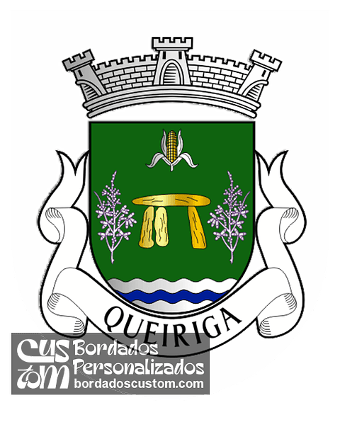 Emblema Bordado Freguesia de Queiriga (Vila Nova de Paiva, Viseu)