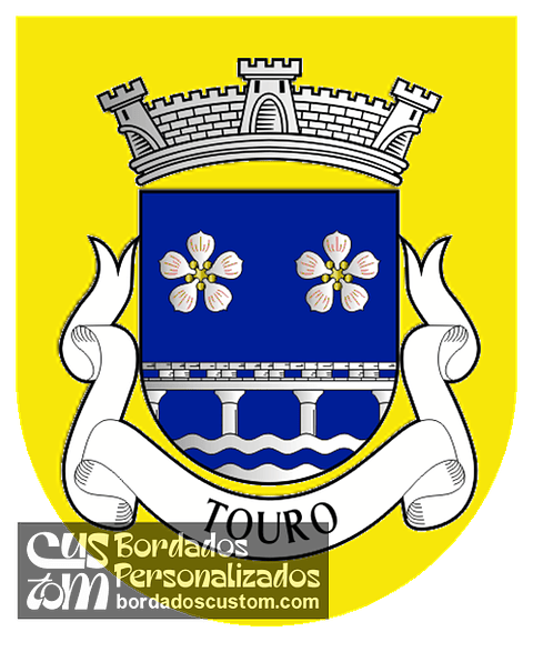 Emblema Bordado Freguesia de Touro (Vila Nova de Paiva, Viseu)
