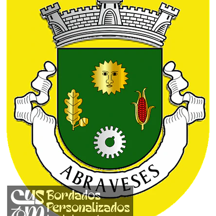 Emblema Bordado Freguesia de Abraveses (Viseu, Viseu) 1