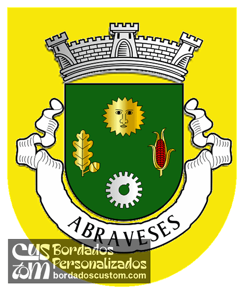 Emblema Bordado Freguesia de Abraveses (Viseu, Viseu)