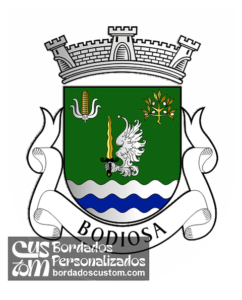 Emblema Bordado Freguesia de Bodiosa (Viseu, Viseu)