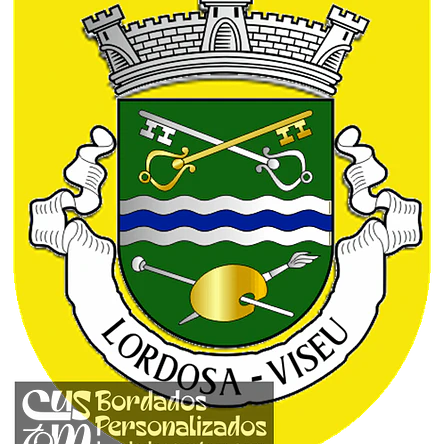 Emblema Bordado Freguesia de Lordosa (Viseu, Viseu) 1