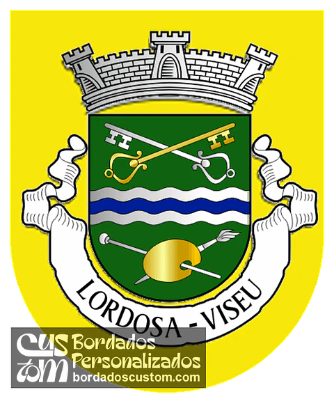 Emblema Bordado Freguesia de Lordosa (Viseu, Viseu)