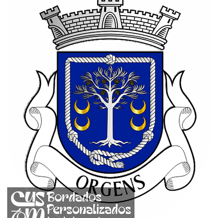 Emblema Bordado Freguesia de Orgens (Viseu, Viseu) 1