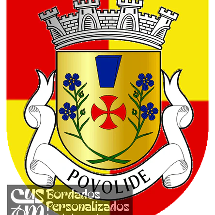 Emblema Bordado Freguesia de Povolide (Viseu, Viseu) 1