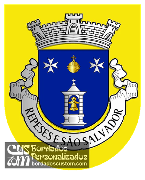 Emblema Bordado Freguesia de Repeses e São Salvador (Viseu, Viseu)