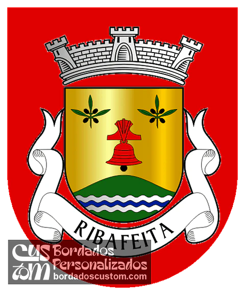Emblema Bordado Freguesia de Ribafeita (Viseu, Viseu)