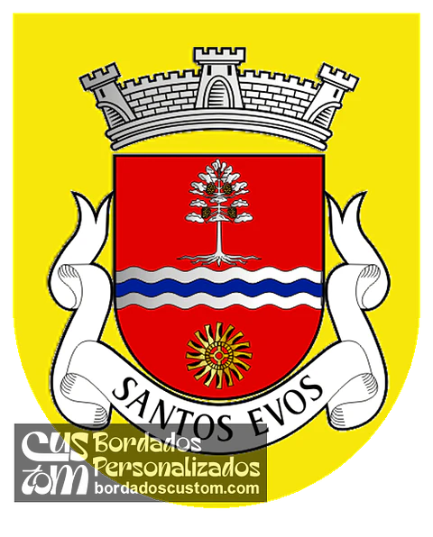 Emblema Bordado Freguesia de Santos Evos (Viseu, Viseu)