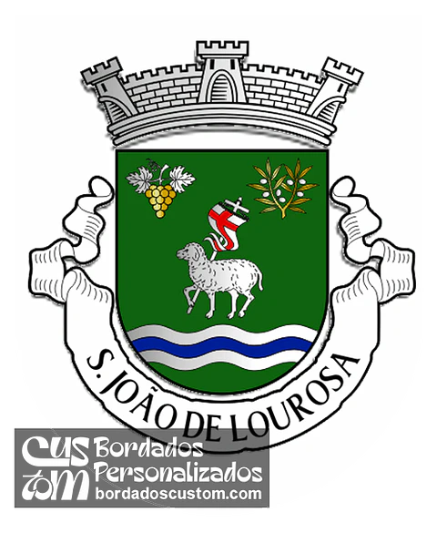 Emblema Bordado Freguesia de São João de Lourosa (Viseu, Viseu)