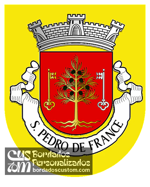 Emblema Bordado Freguesia de São Pedro de France (Viseu, Viseu)