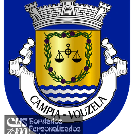 Emblema Bordado Freguesia de Campia (Vouzela, Viseu) 1