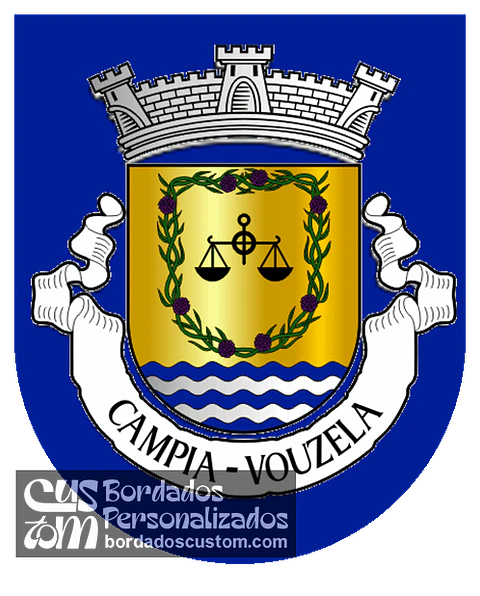 Emblema Bordado Freguesia de Campia (Vouzela, Viseu)