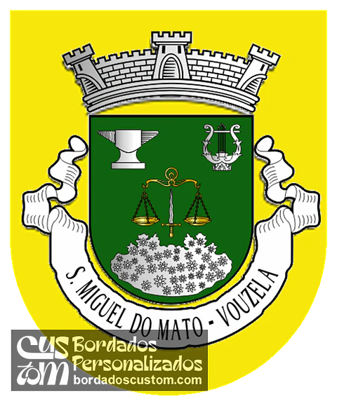 Emblema Bordado Freguesia de São Miguel do Mato (Vouzela, Viseu)