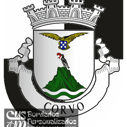 Emblema Bordado Município de Corvo (Açores) 1