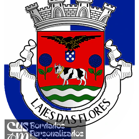 Emblema Bordado Município de Lajes das Flores (Açores) 1