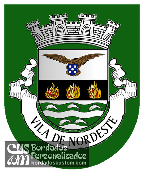 Emblema Bordado Município de Nordeste (Açores)