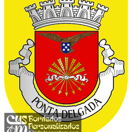 Emblema Bordado Município de Ponta Delgada (Açores) 1