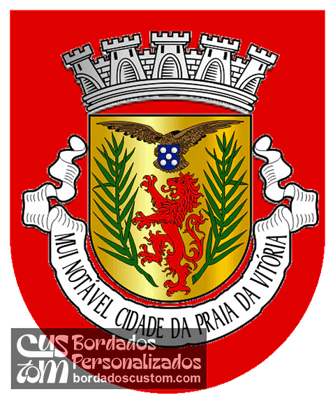 Emblema Bordado Município de Praia da Vitória (Açores)