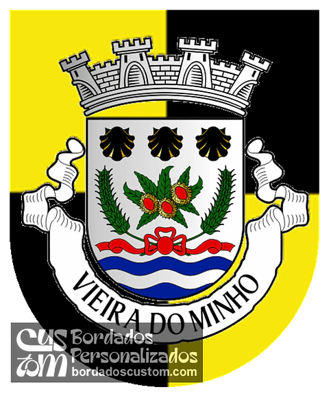 Emblema Bordado Município de Vieira do Minho (Braga)